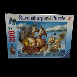*NEW *Ravensburger puzzle 200 pc #127719 2006 Pirate Ships
